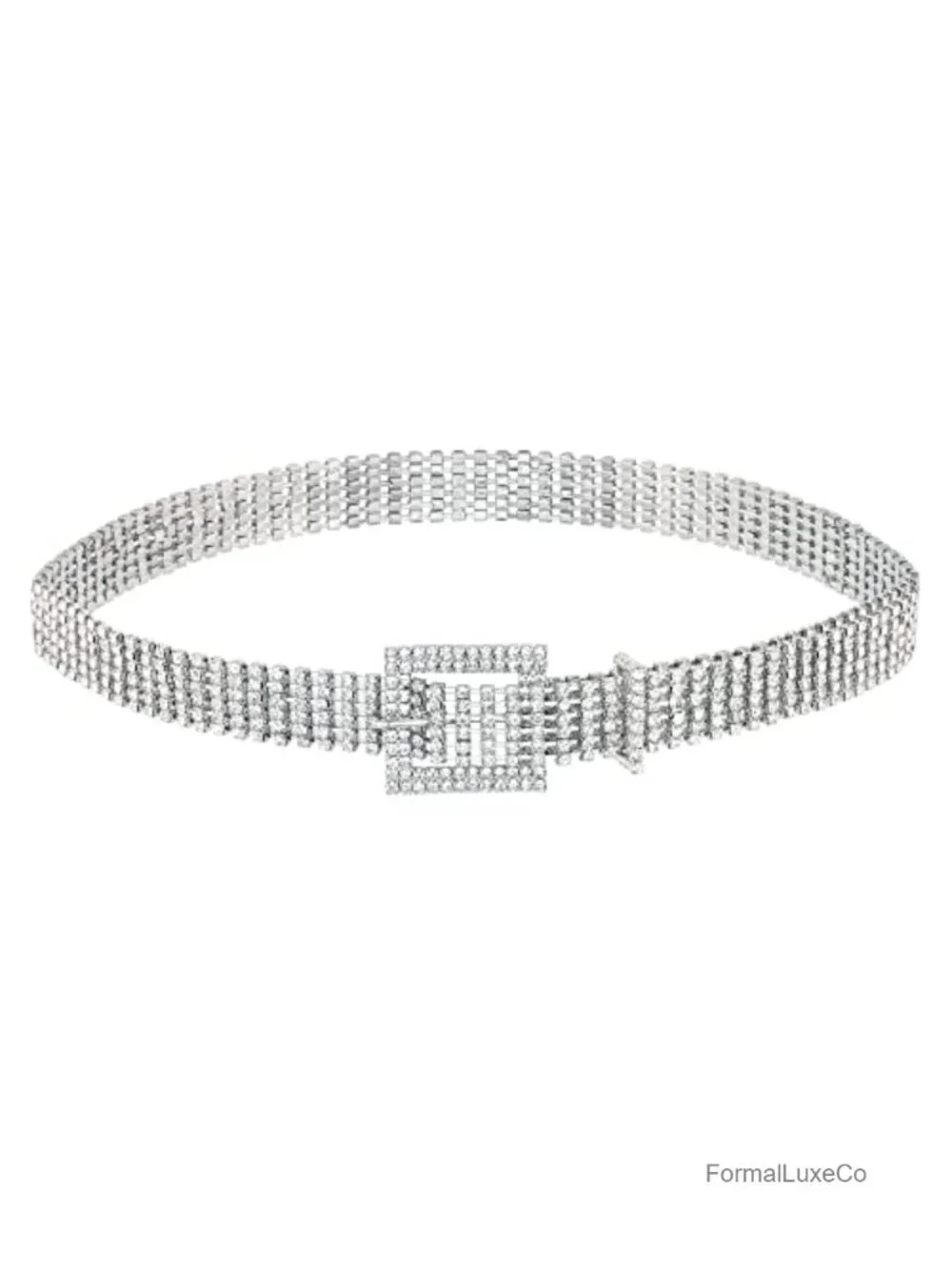 Rhinestone Crystal Bling Waist Belt Wedding Party Accessory